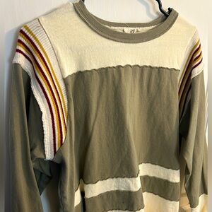 Olive green retro women’s long sleeve